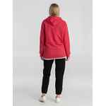 Толстовка с капюшоном унисекс HOODIE, красный меланж, размер XS