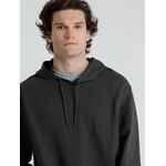 Толстовка с капюшоном унисекс HOODIE, серый меланж (антрацит), размер XS