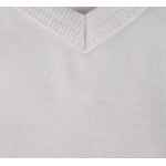 Футболка женская LADY 220 с V-обр. вырезом, белая, размер L