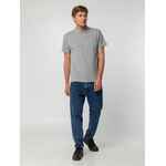 Рубашка поло мужская SPRING 210 серый меланж, размер S