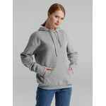 Толстовка с капюшоном SLAM 320, серый меланж, размер XS