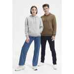 Толстовка с капюшоном SLAM 320, серый меланж, размер XS