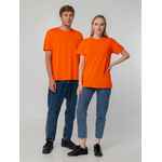 Футболка унисекс T-BOLKA 140, оранжевая, размер S