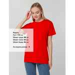 Футболка унисекс T-BOLKA 140, красная, размер S