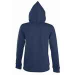 Толстовка женская на молнии с капюшоном SEVEN WOMEN, темно-синяя, размер XL