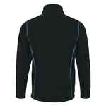 Куртка мужская NOVA MEN 200, черная с ярко-голубым, размер S