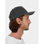 Бейсболка LONG BEACH, темно-серая со светло-серым