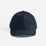 Бейсболка LONG BEACH, темно-синяя с белым