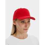 Бейсболка LONG BEACH, красная