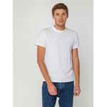 Футболка мужская T-BOLKA STRETCH, белая, размер S