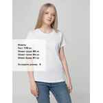 Футболка женская T-BOLKA LADY белая, размер L