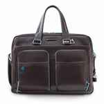 Сумка мужская для ноутбука PIQUADRO BLUE SQUARE, коричневая