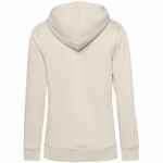 Толстовка с капюшоном женская BNC INSPIRE (ORGANIC), молочно-белая, размер XS