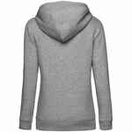 Толстовка с капюшоном женская BNC INSPIRE (ORGANIC), серый меланж, размер XS