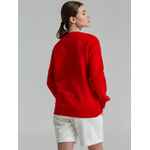 Свитшот унисекс KING, красный, размер XS