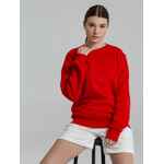 Свитшот унисекс KING, красный, размер XS