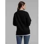 Свитшот унисекс KING, черный, размер XS