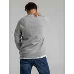 Свитшот унисекс KING, серый меланж, размер S