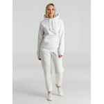 Толстовка с капюшоном унисекс KING, белая, размер XS