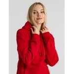 Толстовка с капюшоном унисекс KING, красная, размер 3XL