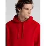 Толстовка с капюшоном унисекс KING, красная, размер 3XL