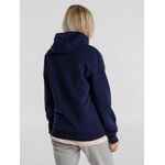 Толстовка с капюшоном унисекс KING, темно-синяя, размер XS