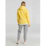 Толстовка с капюшоном унисекс KING, желтая, размер S