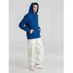 Толстовка с капюшоном унисекс KING, ярко-синяя, размер XS