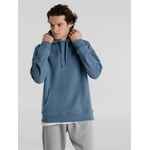 Толстовка с капюшоном унисекс KING, серо-синяя, размер XS