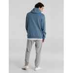 Толстовка с капюшоном унисекс KING, серо-синяя, размер XS