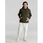 Толстовка с капюшоном унисекс KING, хаки, размер XS