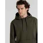 Толстовка с капюшоном унисекс KING, хаки, размер XS