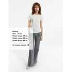 Футболка женская T-BOLKA LADY, белая (теплый оттенок), размер XL