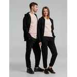 Толстовка на молнии с капюшоном унисекс KING, черная, размер XS