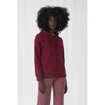 Толстовка на молнии с капюшоном женская QUEEN, черная, размер XS