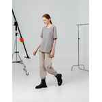 Футболка унисекс KOSMOS 1.0, серая, размер S