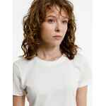 Футболка женская T-BOLKA LADY, белая (теплый оттенок), размер 3XL