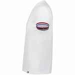 Футболка мужская RAINBOW MEN, белая с ярко-синим, размер S