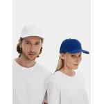 Бейсболка LONG BEACH, белая с темно-синим