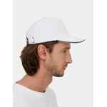 Бейсболка LONG BEACH, белая с темно-синим