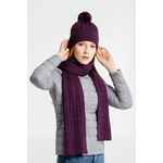 Шарф HEAT TRICK, баклажановый