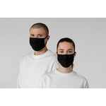 Маска гигиеническая RESPIRE, двухслойная, немедицинская, черная, размер М