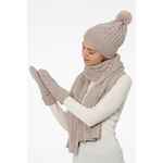 Набор HEAT TRICK, бежевый меланж, размер M