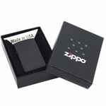 Зажигалка ZIPPO SLIM MATT, матовая черная