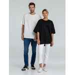 Футболка оверсайз «Чистая соль», черная, размер XS/S (44-46)