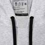 Худи оверсайз «Чистая соль», серый меланж, размер XS/S (44-46)