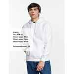 Толстовка унисекс STELLAR, белая, размер XS