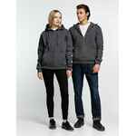 Толстовка на молнии с капюшоном SIVERGA HEAVY 2.0, темно-серая (графит), размер XS