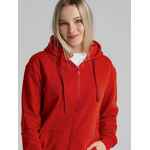 Толстовка на молнии с капюшоном SIVERGA HEAVY 2.0, красная, размер XS
