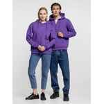Толстовка на молнии с капюшоном SIVERGA HEAVY 2.0, фиолетовая, размер XS